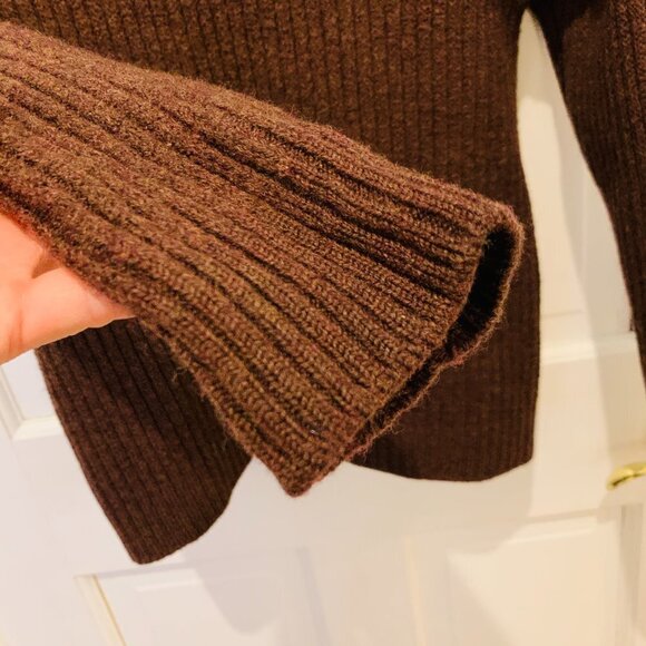 J.Crew Women's 100% Merino Wool Thick Heavyweight Turtle Neck Sweater - Picture 3 of 12